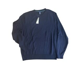 GAP NWT Navy Crew Neck Sweater Womans SZ XL (MSRP $39.50)